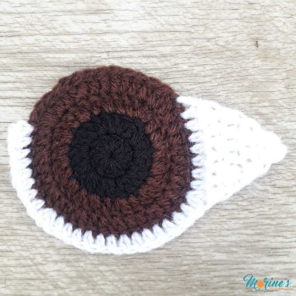 Crochet eye 