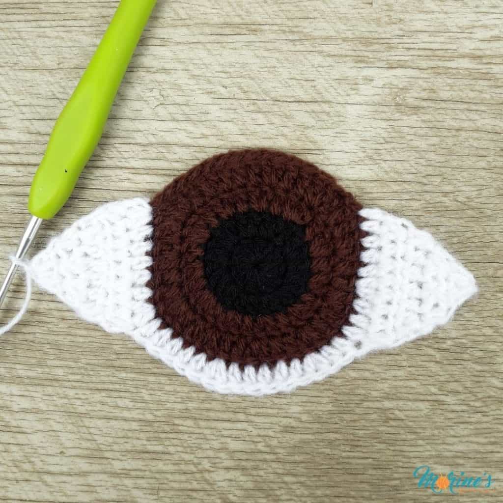 Crochet eye