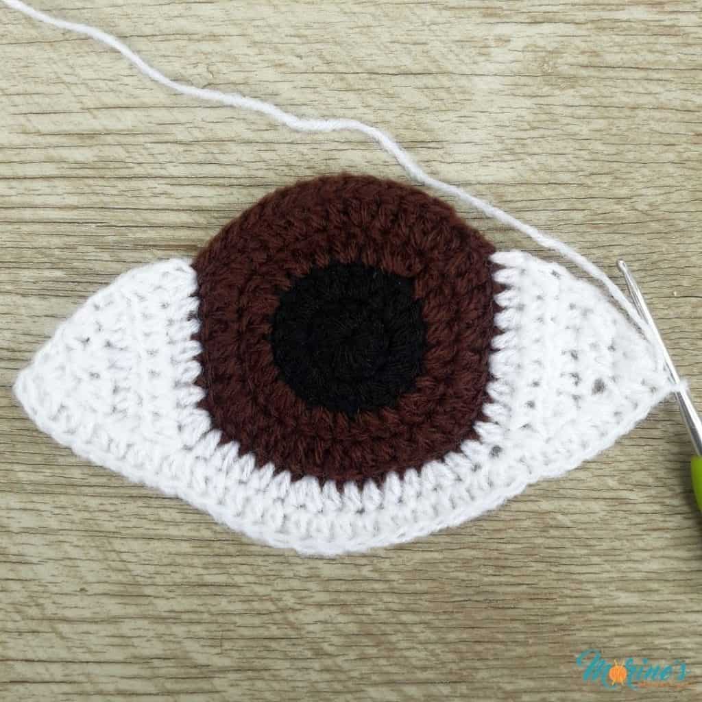 Crochet eye