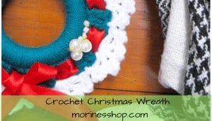 Crochet Christmas Wreath- A Free Pattern by Morine's Shop
