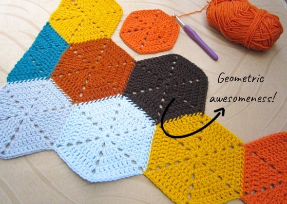 How to Crochet a Hexagon + Tips and Clear Photos