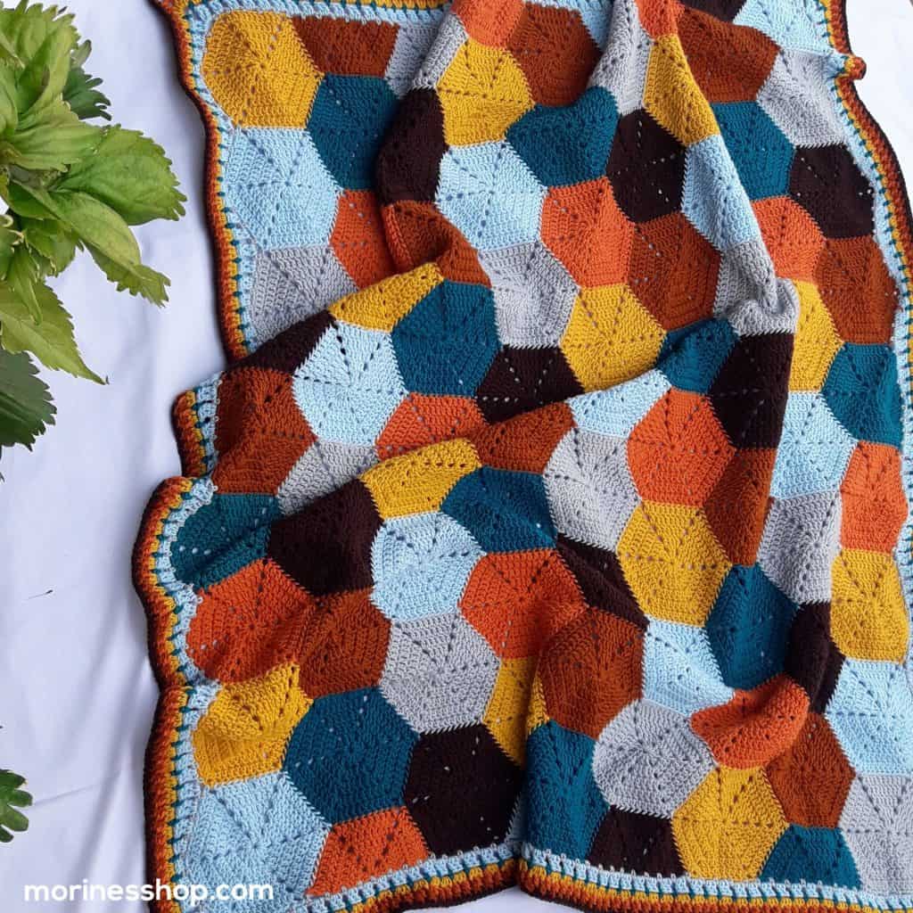 The Lexie Hexie Blanket Pattern