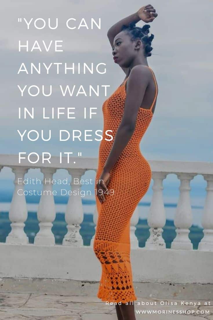 Meet Akoth Otieno of Olisa Kenya, a knitwear brand that caters for women who care about individuality and originality. #Shuhuda_OurStories #OlisaKenya #CrochetFashion #SustainableFashion #Sustainable