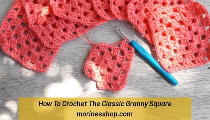 Learn how to crochet the classic granny square with these easy to follow instructions with picture tutorials. For all yarn and hook sizes! #GrannySquare #CrochetGrannySquare #ClassicGrannySquare #GrannySquareTutorial #GrannySquarePattern