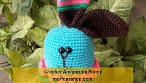 Kavaluku is an adorable crochet bunny amigurumi pattern. Apart from being great for Easter, it would make the most adorable spring baby gift #CrochetBunny #AmigurumiBunny #EasterCrochet #SpringCrochet #CrochetRabbit