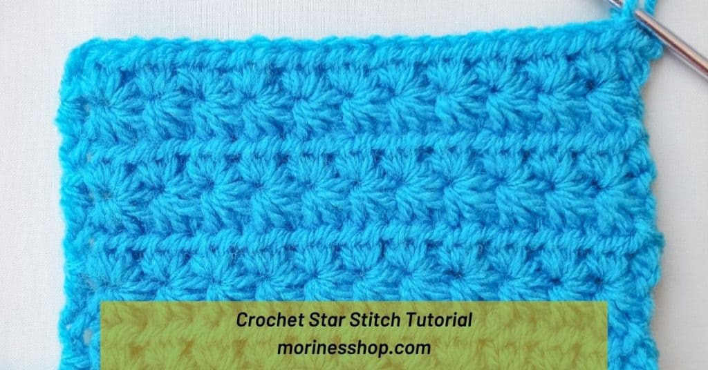 A complete guide to the crochet star stitch. Includes a detailed step-by-step tutorial along with tips, common terms and FAQs answered #CrochetStarStitch #StarStitch #CrochetStitches #BeginnerCrochet #CrochetBasics