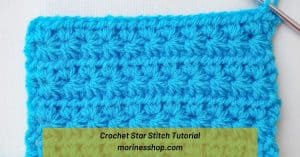 A complete guide to the crochet star stitch. Includes a detailed step-by-step tutorial along with tips, common terms and FAQs answered #CrochetStarStitch #StarStitch #CrochetStitches #BeginnerCrochet #CrochetBasics