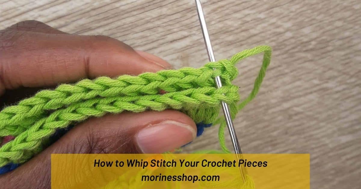 How to whip stitch the gap between your Wooble's legs 