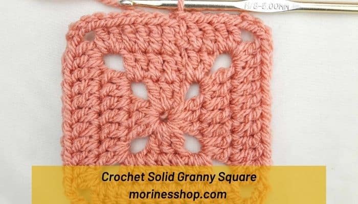 Solid Granny Square Pattern (2 Sizes) - Easy Crochet Patterns