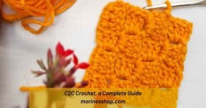 Learn all about c2c crochet (corner to corner) in this tutorial. From squares, triangles, rectangles, decrease, increase and colour changes! #C2CCrochet #C2C #CornerToCorner #CornertToCornerCrochet #CrochetTutorial