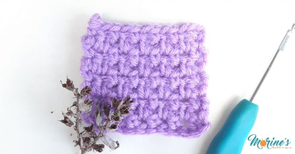 Using only basic crochet stitches and yarn from your stash, you can create a gorgeous Moss Stitch Crochet Blanket. Learn how in this step-by-step pattern tutorial.
