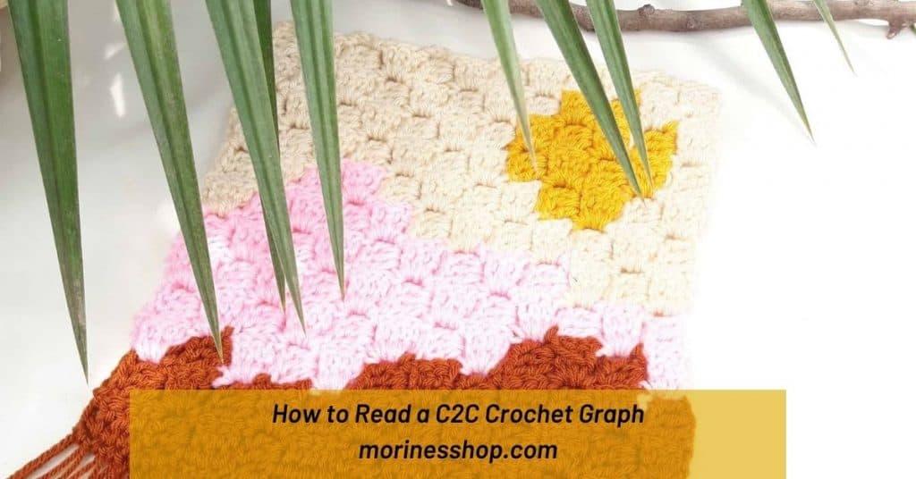 A detailed guide on how to read a graph in a c2c crochet pattern. This tutorial also includes a gorgeous free crochet wall hanging pattern. #C2CGraphghan #C2CCrochet #CornertoCornerCrochet #CrochetTutorial #CornertoCorner