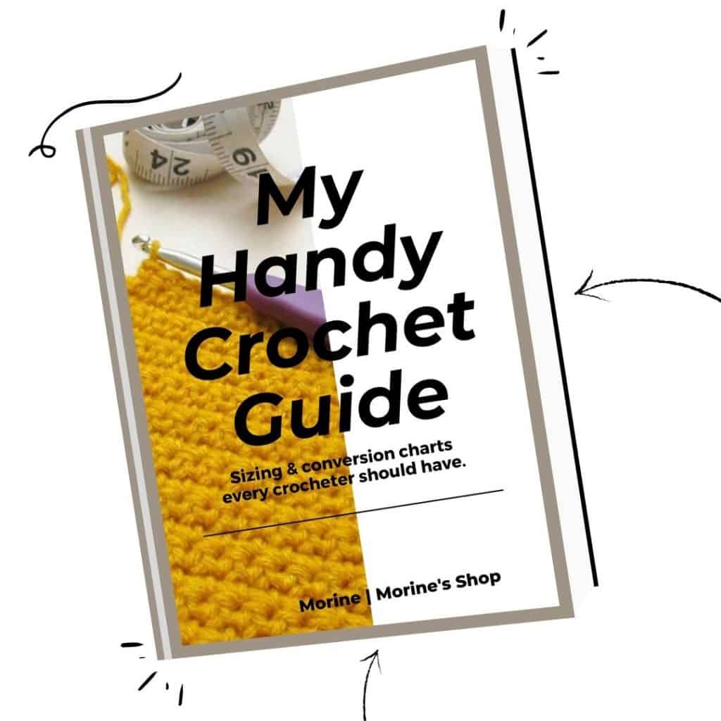 Crochet size charts are a handy thing to have. We’ll cover blanket sizing, abbreviations, US/UK conversions and more in this quick guide | Morine's Shop