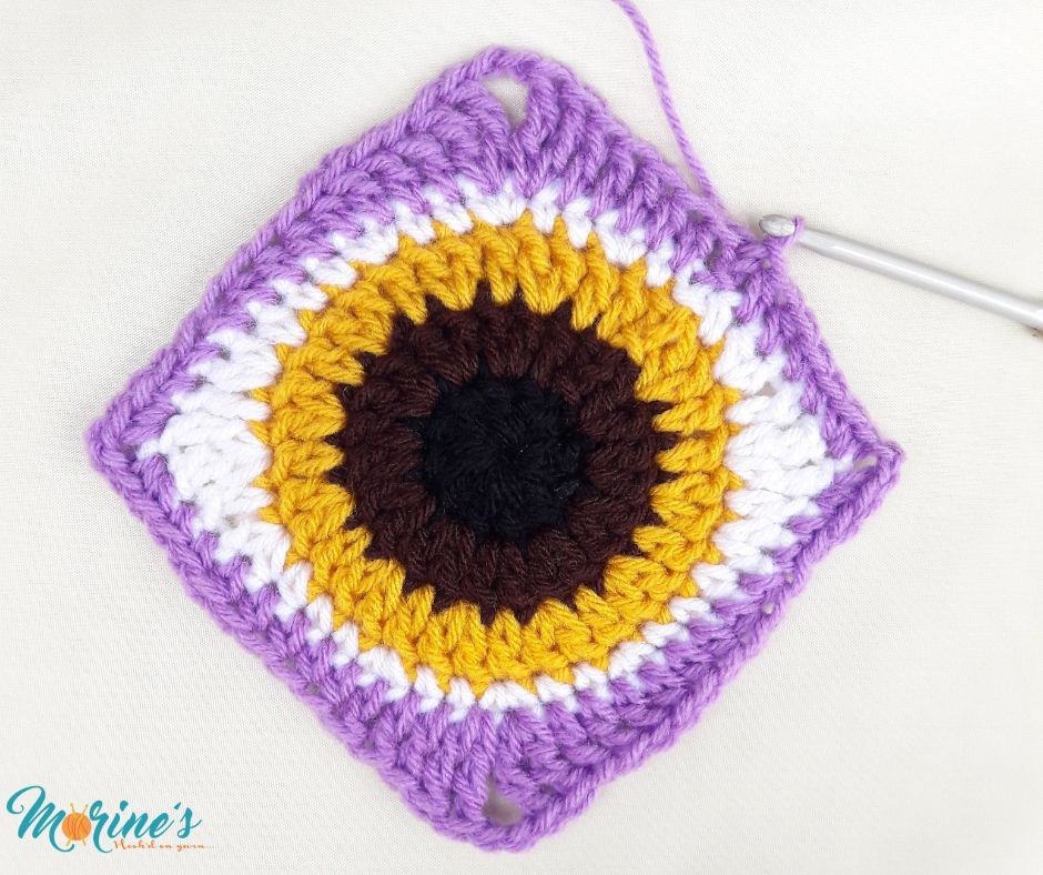 This crochet Eye Granny Square pattern is a fun twist on my crochet eye applique. There are so many fun uses for this square.