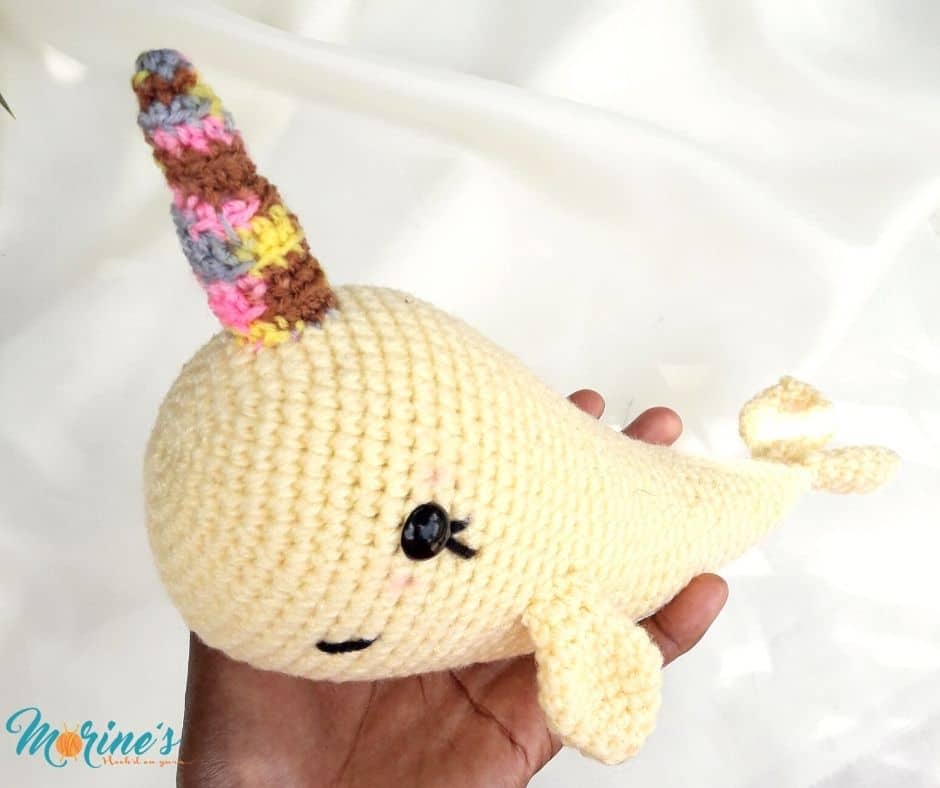 Lulu is a beginner-friendly crochet narwhal pattern that will delight kids (and adults) of any age. Perfect as a shower gift or bedroom décor!