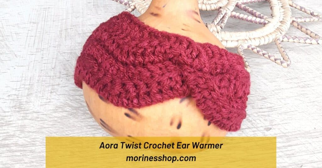 The Aora Twist Crochet Ear Warmer pattern is beginner friendly with sizes from baby to adult. The pattern is unique, dense and works up fast.