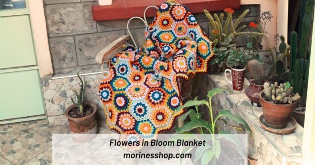 Flowers in Bloom is a lovely crochet hexagon blanket sure to comfort and brighten your world with it's unique blend of colour and texture.