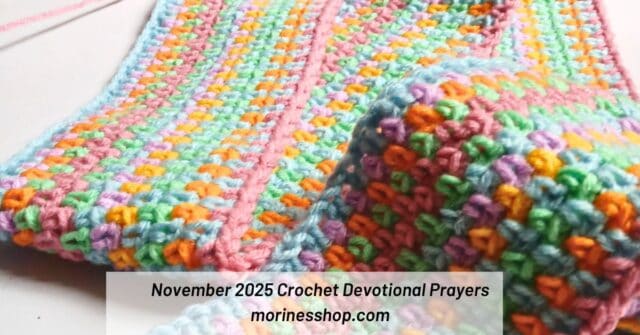 Join the November 2025 Crochet Devotional in the Seedtime Blanket CAL, featuring daily Scripture reflections, colour themes, and prayers.